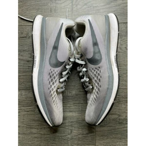 Nike Zoom Pegasus 34 Womens Gray Running Shoes Lace Up Low Top Sz 9.5 880560-010